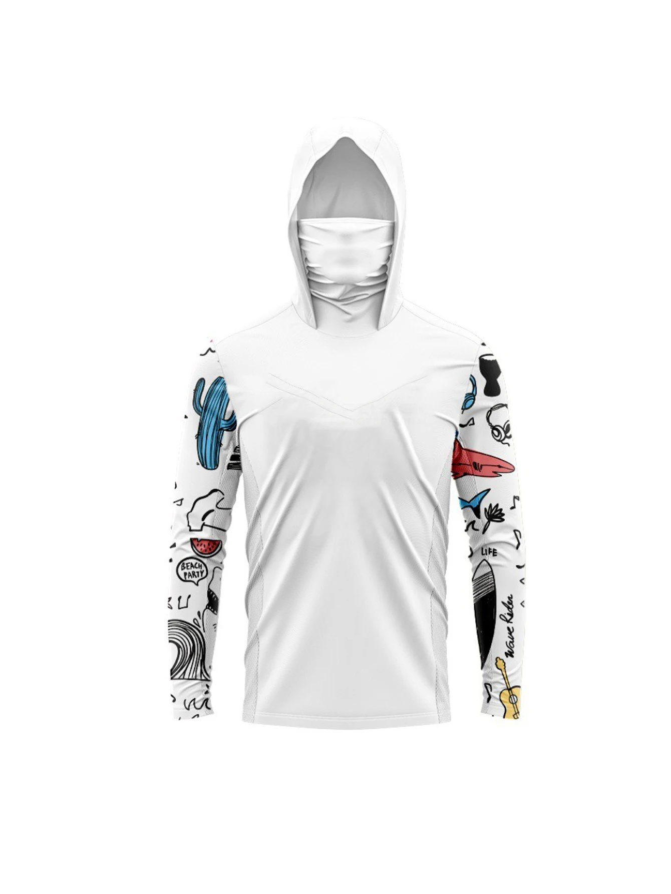 Fishing Shirt Uv Protection - Men's Fishing Hooded Long Sleeve Shirt