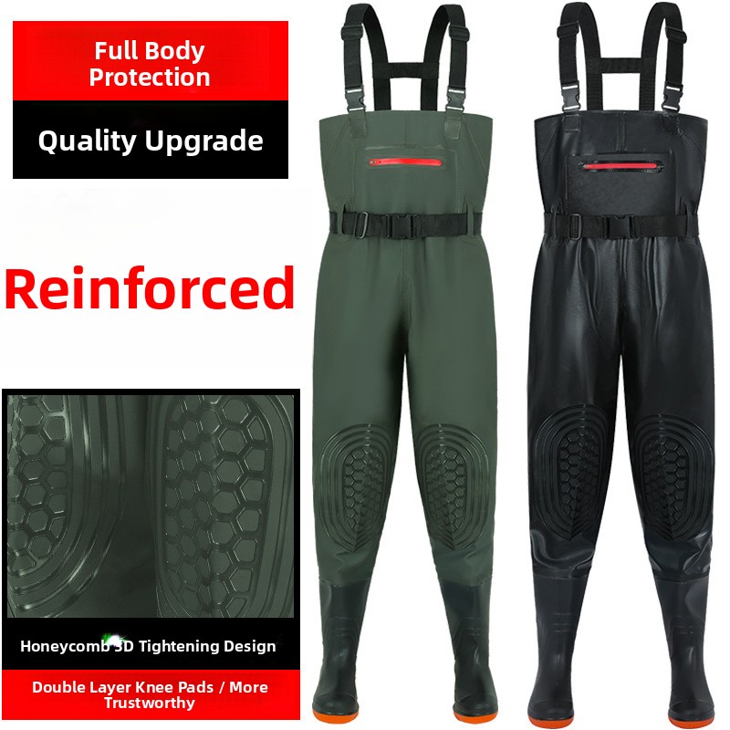 Thickened Waterproof Overalls  - Fishing Rain Suit 评论和价格