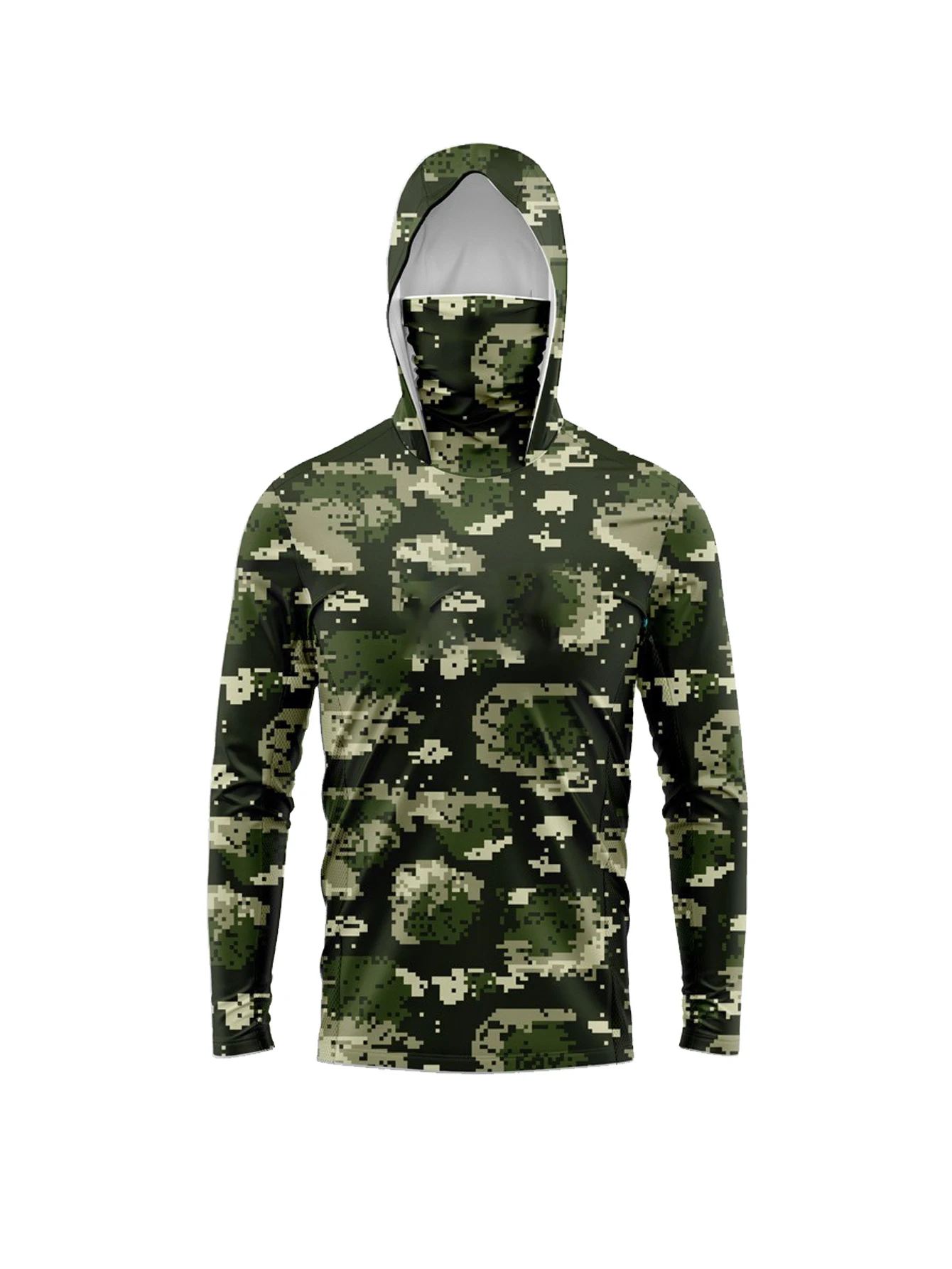 Men's Fishing Hooded Long Slee - Fishing Shirt Uv Protection 评论和价格