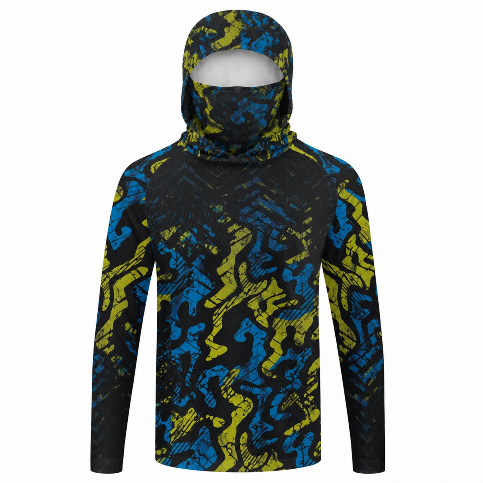 Men Hooded Fishing Shirt Long  - Fishing Shirt Uv Protection 评论和价格