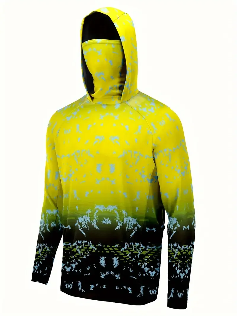 Fishing Shirt Hooded Men Fishi - Fishing Shirt Uv Protection 评论和价格