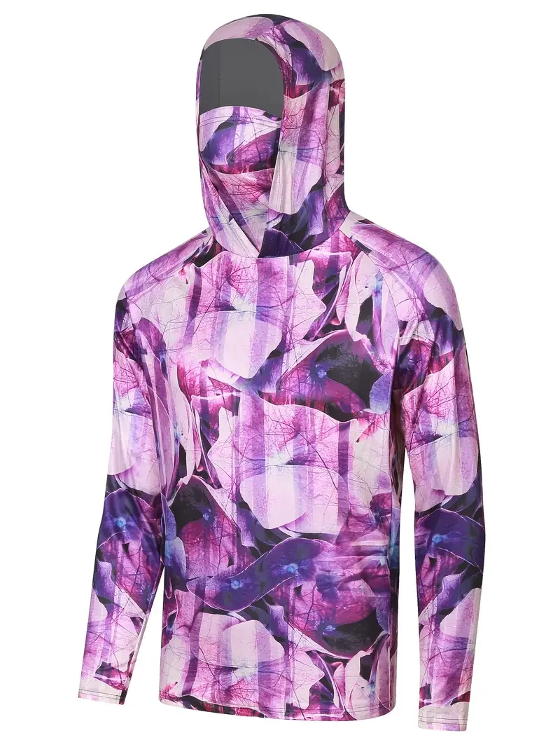 Fishing Shirt Hooded Men Fishi - Fishing Shirt Uv Protection 评论和价格