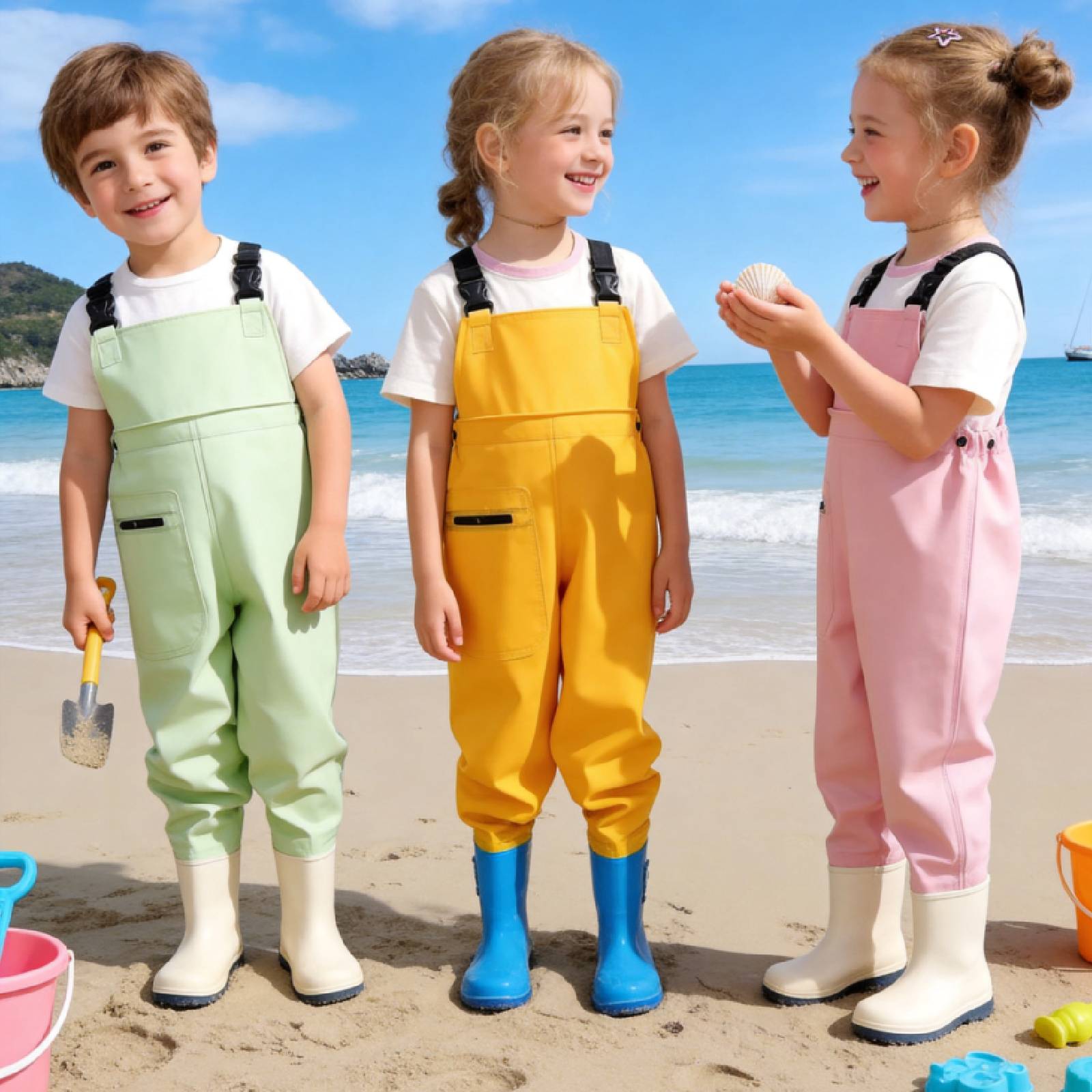 Children's Overall Waterproof  - Fishing Pants Waterproof 评论和价格